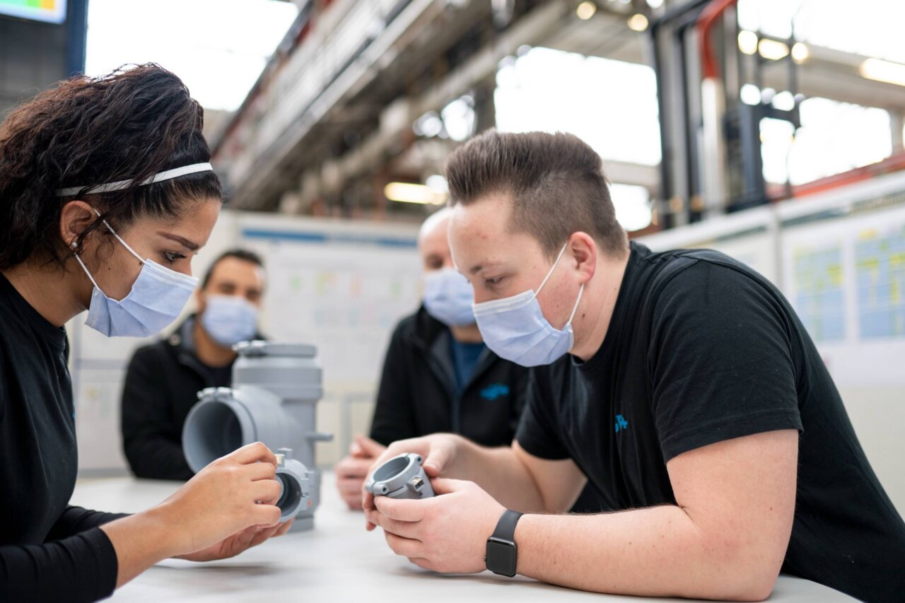GF Values image Image of GF Employees working as a team