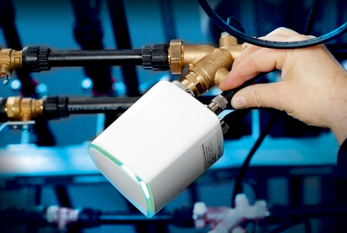 GF Pipings Systems Valve Image of a GFPS product at work